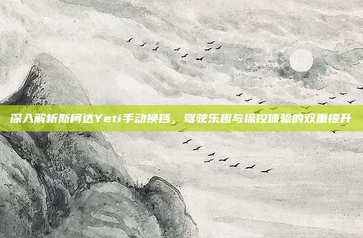 深入解析斯柯达Yeti手动换挡，驾驶乐趣与操控体验的双重提升