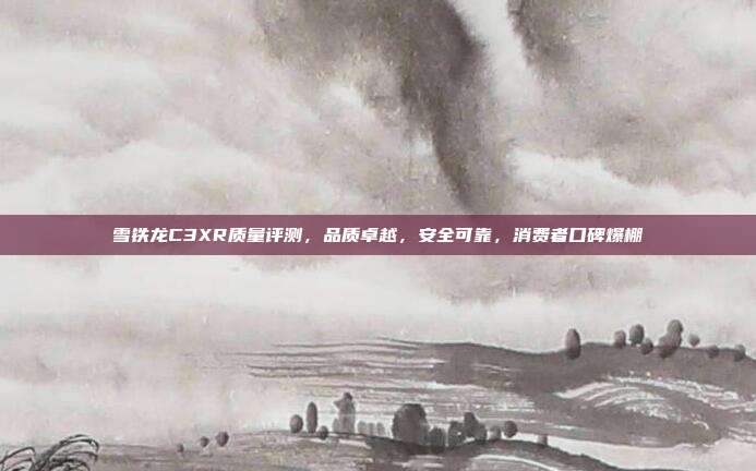 雪铁龙C3XR质量评测，品质卓越，安全可靠，消费者口碑爆棚