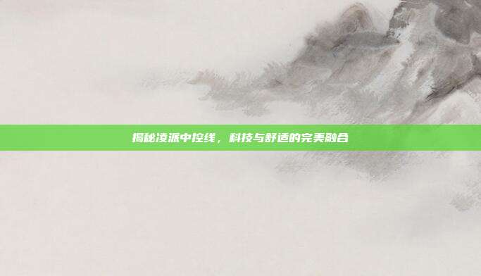 揭秘凌派中控线，科技与舒适的完美融合