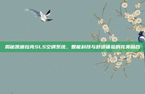 揭秘凯迪拉克SLS空调系统，智能科技与舒适体验的完美融合