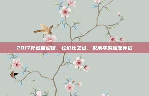 2017轩逸自动挡，性价比之选，家用车的理想伴侣