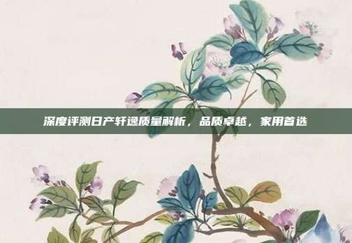 深度评测日产轩逸质量解析，品质卓越，家用首选
