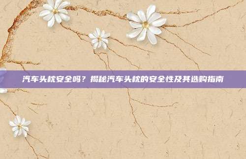 汽车头枕安全吗？揭秘汽车头枕的安全性及其选购指南