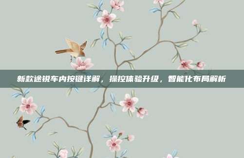 新款途锐车内按键详解，操控体验升级，智能化布局解析