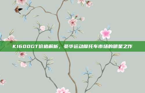K1600GT价格解析，豪华运动摩托车市场的明星之作