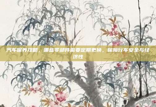 汽车保养攻略，哪些零部件需要定期更换，保障行车安全与经济性