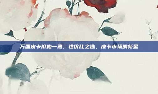 万国皮卡价格一览，性价比之选，皮卡市场的新星