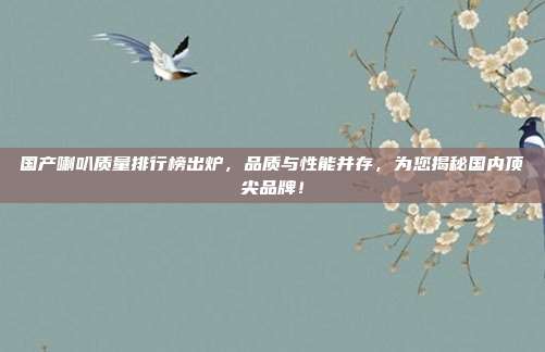 国产喇叭质量排行榜出炉，品质与性能并存，为您揭秘国内顶尖品牌！