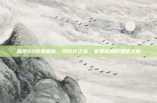 瑞风S2价格解析，性价比之选，家用商用的理想之选