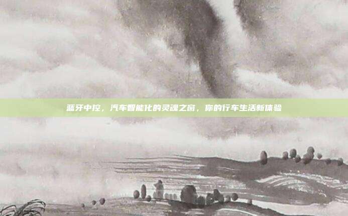 蓝牙中控，汽车智能化的灵魂之窗，你的行车生活新体验
