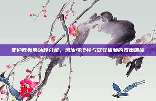 蒙迪欧致胜油耗分析，燃油经济性与驾驶体验的双重保障