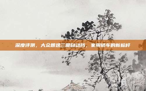 深度评测，大众朗逸三厢自动挡，家用轿车的新标杆