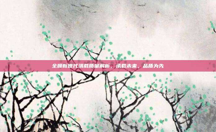 全顺新世代满载质量解析，承载未来，品质为先