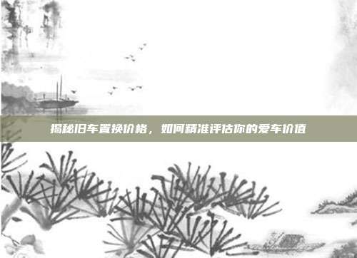 揭秘旧车置换价格，如何精准评估你的爱车价值