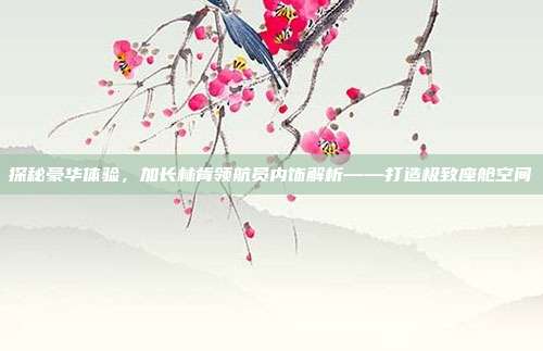 探秘豪华体验，加长林肯领航员内饰解析——打造极致座舱空间