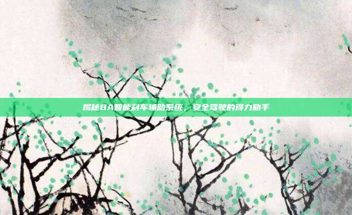 揭秘BA智能刹车辅助系统，安全驾驶的得力助手