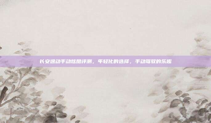长安逸动手动炫酷评测，年轻化的选择，手动驾驭的乐趣