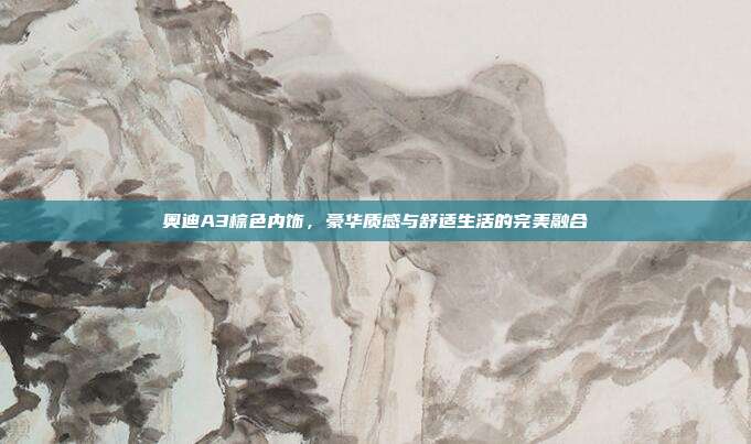 奥迪A3棕色内饰，豪华质感与舒适生活的完美融合