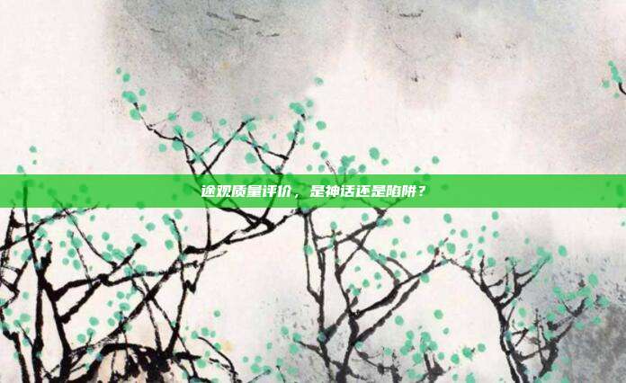 途观质量评价，是神话还是陷阱？