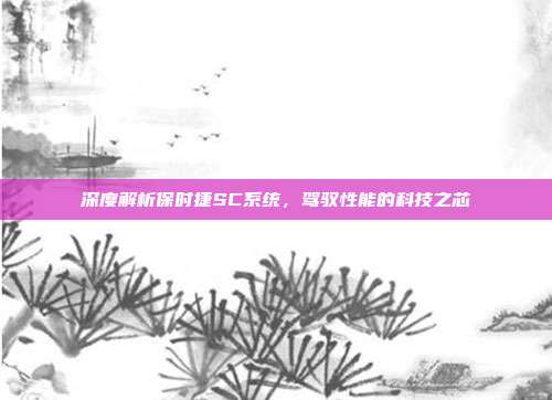 深度解析保时捷SC系统，驾驭性能的科技之芯