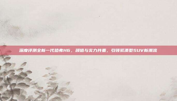 深度评测全新一代哈弗H6，颜值与实力并重，引领紧凑型SUV新潮流