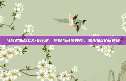 马自达新款CX-6评测，操控与颜值并存，家用SUV新选择