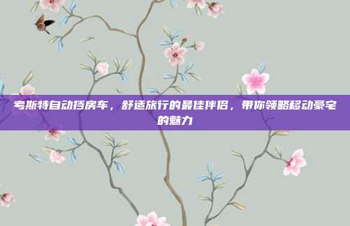考斯特自动挡房车，舒适旅行的最佳伴侣，带你领略移动豪宅的魅力