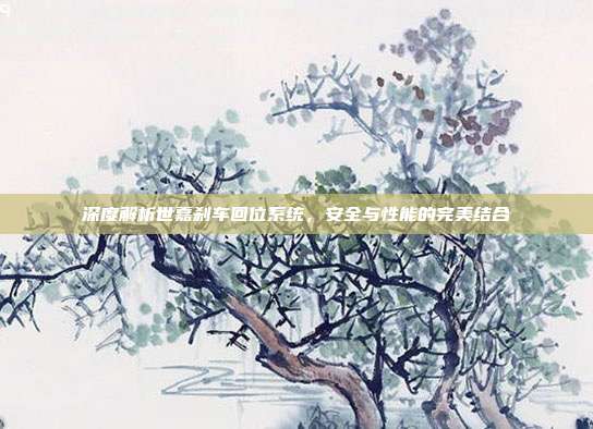 深度解析世嘉刹车回位系统，安全与性能的完美结合