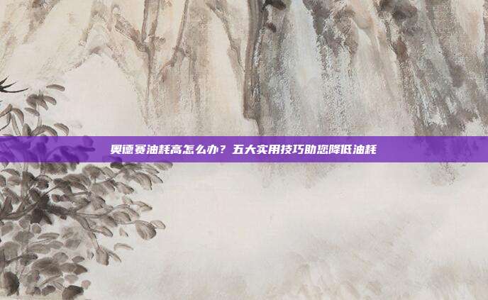 奥德赛油耗高怎么办？五大实用技巧助您降低油耗