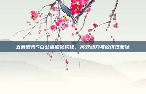五菱宏光S百公里油耗揭秘，高效动力与经济性兼顾