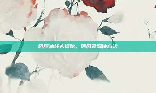 迈腾油耗大揭秘，原因及解决方法