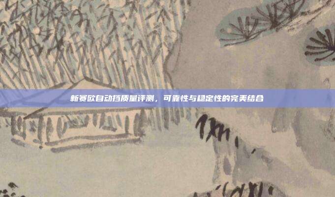 新赛欧自动挡质量评测，可靠性与稳定性的完美结合