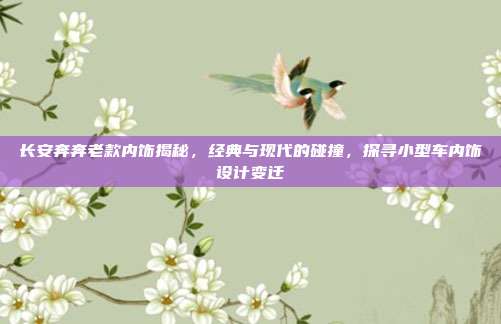 长安奔奔老款内饰揭秘，经典与现代的碰撞，探寻小型车内饰设计变迁
