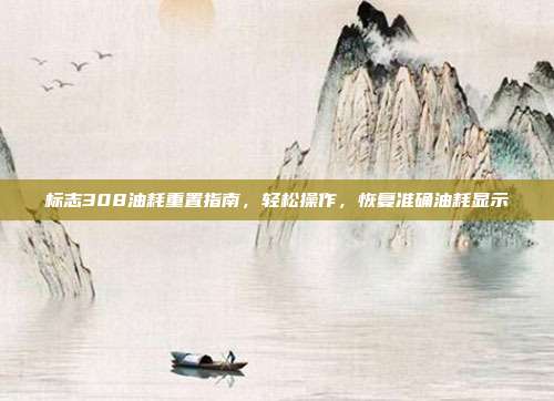 标志308油耗重置指南，轻松操作，恢复准确油耗显示