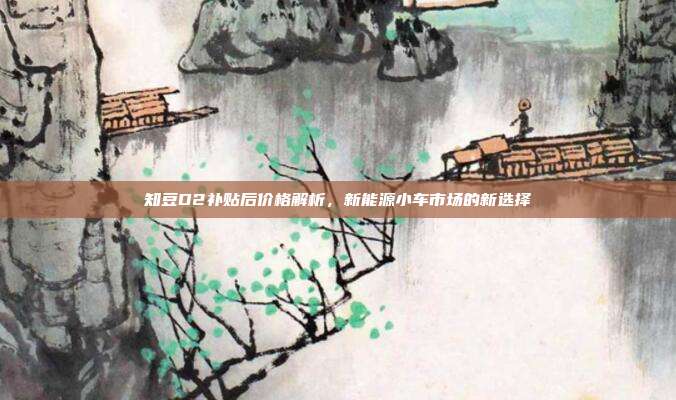 知豆D2补贴后价格解析，新能源小车市场的新选择
