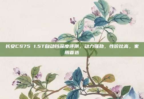 长安CS75 1.5T自动挡深度评测，动力强劲，性价比高，家用首选