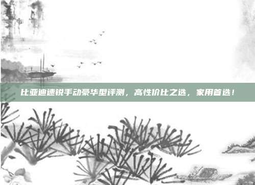 比亚迪速锐手动豪华型评测，高性价比之选，家用首选！
