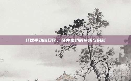 轩逸手动挡口碑，经典家轿的传承与创新