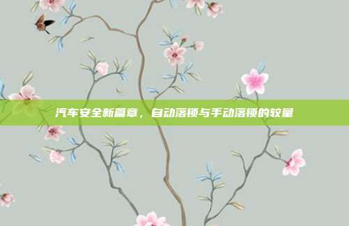 汽车安全新篇章，自动落锁与手动落锁的较量