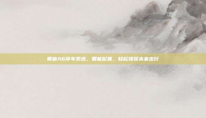 奥迪A6停车系统，智能配置，轻松驾驭未来出行