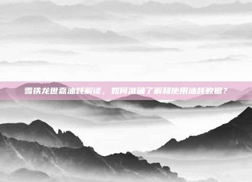 雪铁龙世嘉油耗解读，如何准确了解和使用油耗数据？