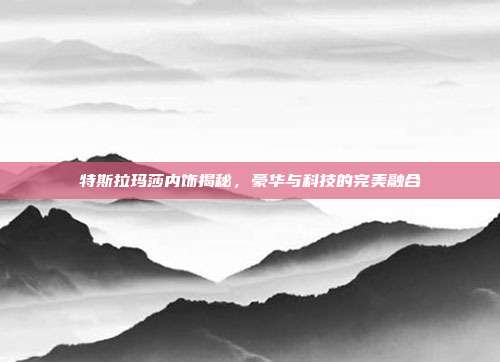 特斯拉玛莎内饰揭秘，豪华与科技的完美融合