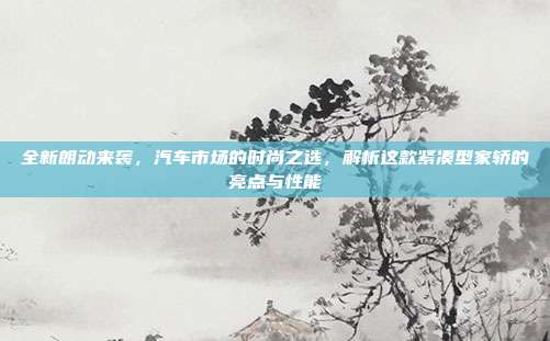 全新朗动来袭，汽车市场的时尚之选，解析这款紧凑型家轿的亮点与性能